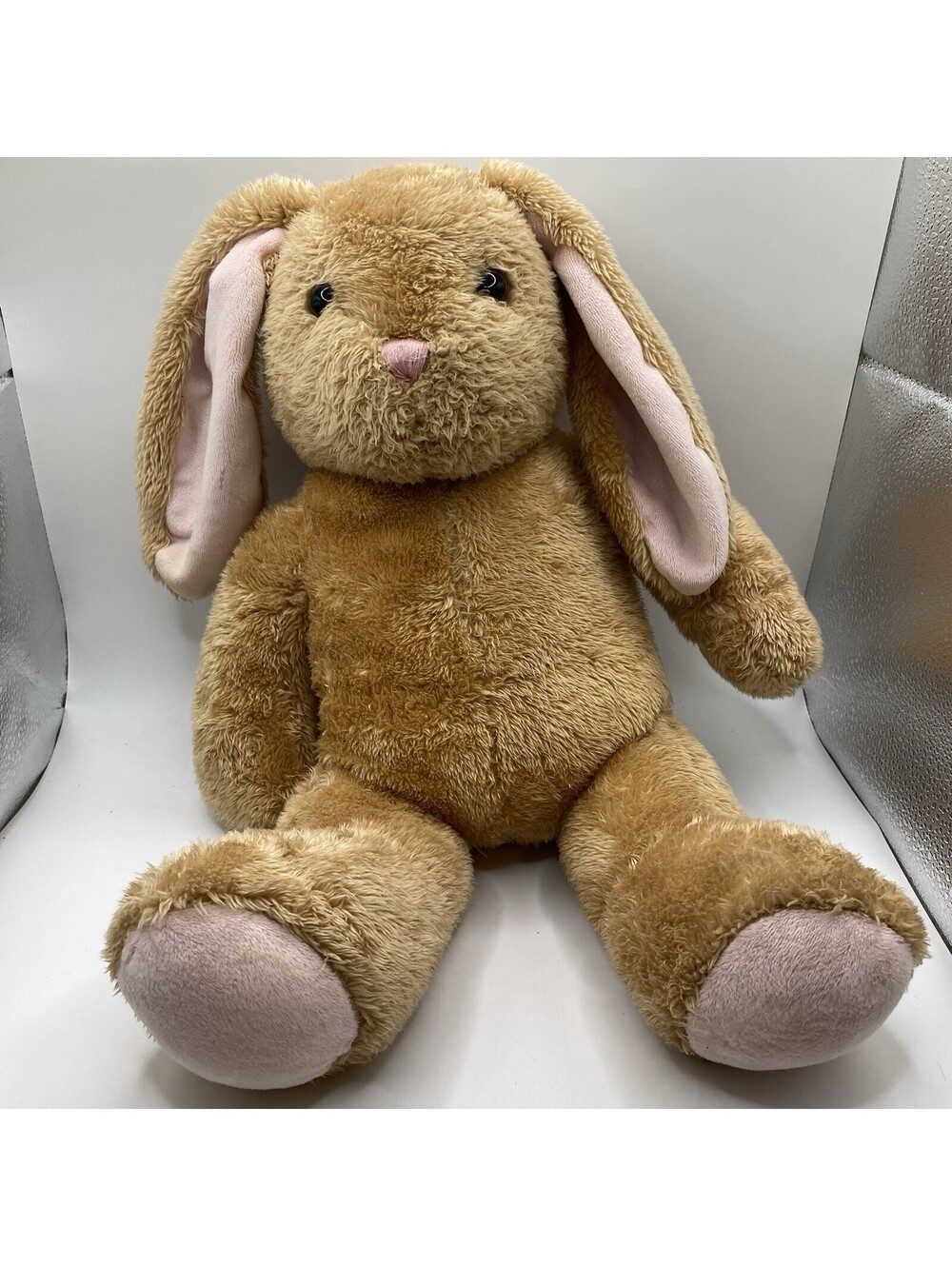 Build-A-Bear Workshop Lil’ Caramel Bunny Floppy Pink Ears Plush Retired
